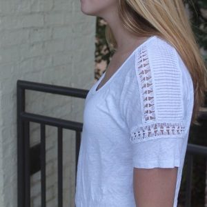 White basic j. Crew blouse